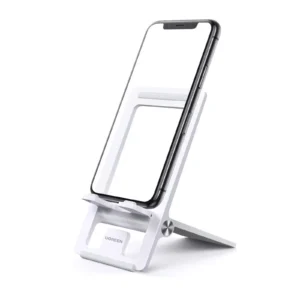 UGREEN 80703 Phone Holder for Desk, Adjustable 100-Degree Angle, Slim Foldable Design