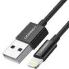 UGREEN 80822 LIGHTNING TO USB 2.0 A MALE CABLE 1M BLACK