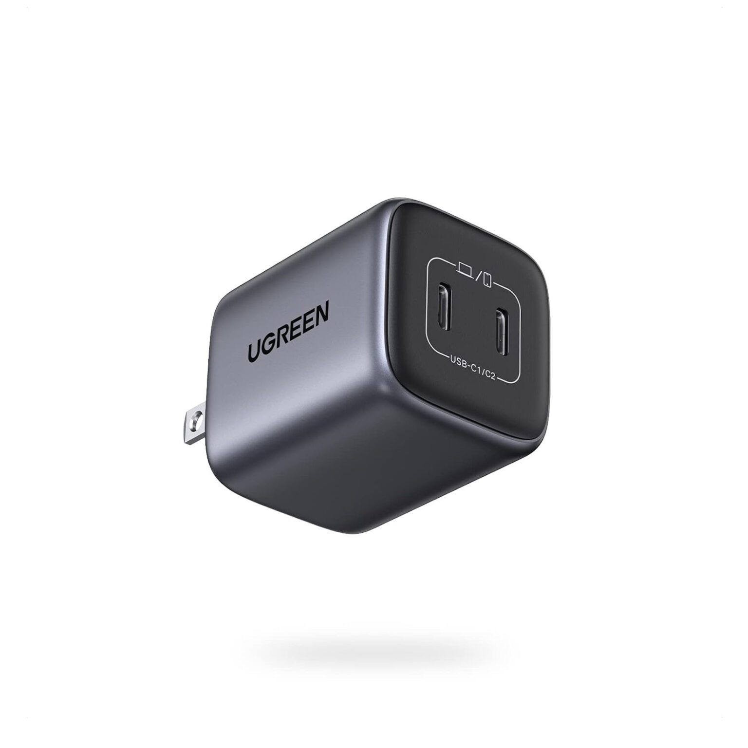 UGREEN 90572 Nexode 45W USB C GAN 2 Ports Wall Charger for iPhone 17/16/15