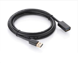 UGREEN 30127 USB 3.0 A MALE TO A FEMALE EXTENSION CABLE GOLD PLATED 3 METER