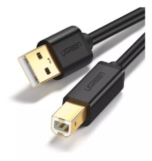 UGREEN USB 2.0 A MALE TO B MALE PRINT CABLE GOLD PLATED 1M
