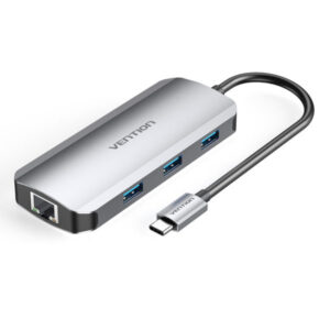 VENTION TOHHB MULTI-FUNCTION USB-C 6-IN-1 DOCKING STATION