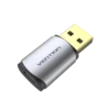 VENTION CDMH0 USB-C EXTERNAL SOUND CARD METAL