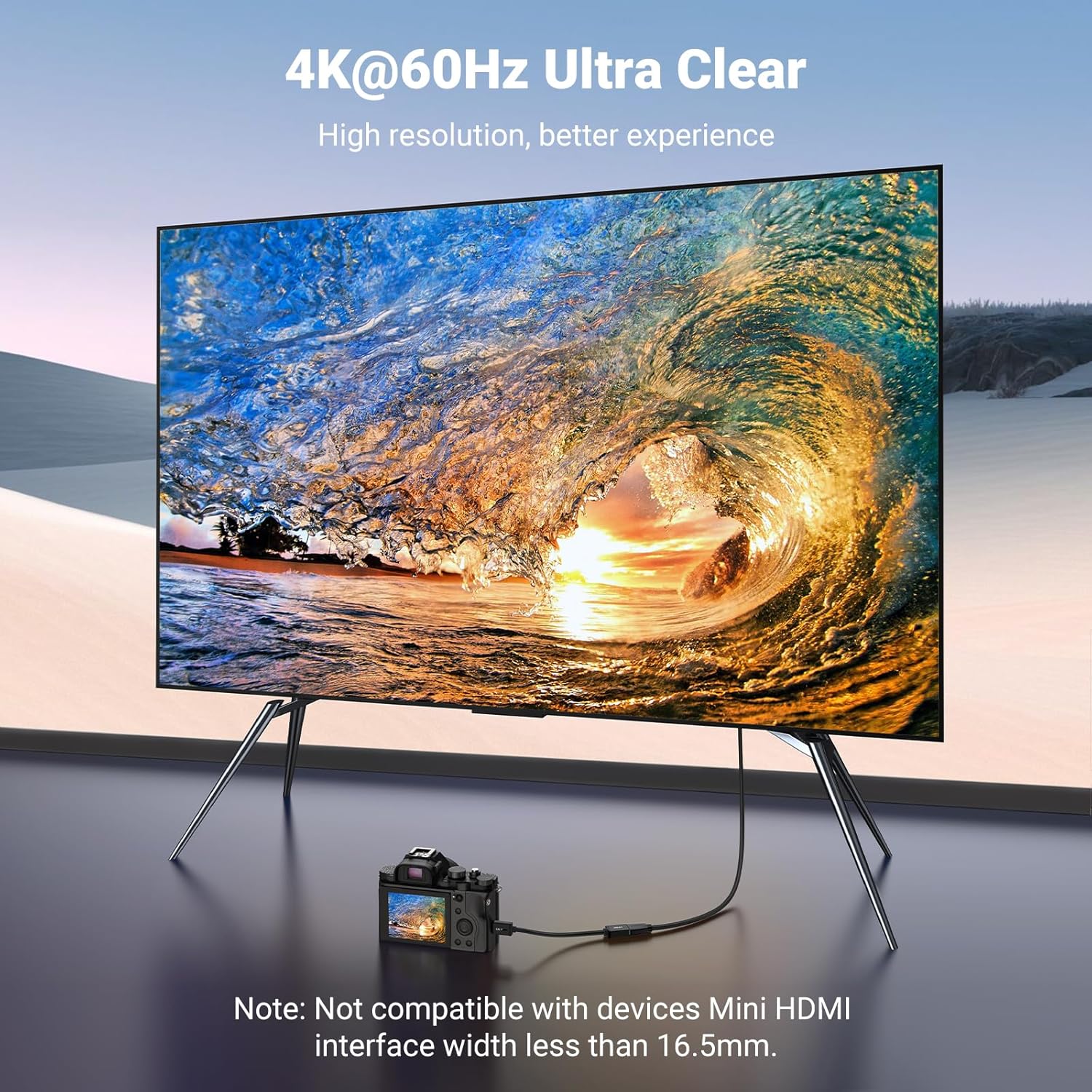 UGREEN 20137 Mini HDMI to HDMI Adapter 4K@60Hz - UGREEN PK