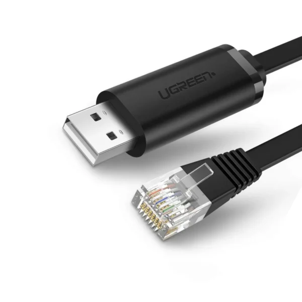 UGREEN 60813 USB Console Cable (3 Meter) USB 2.0 to RJ45 with RS232 FTDI Chip Console Cable - Image 8