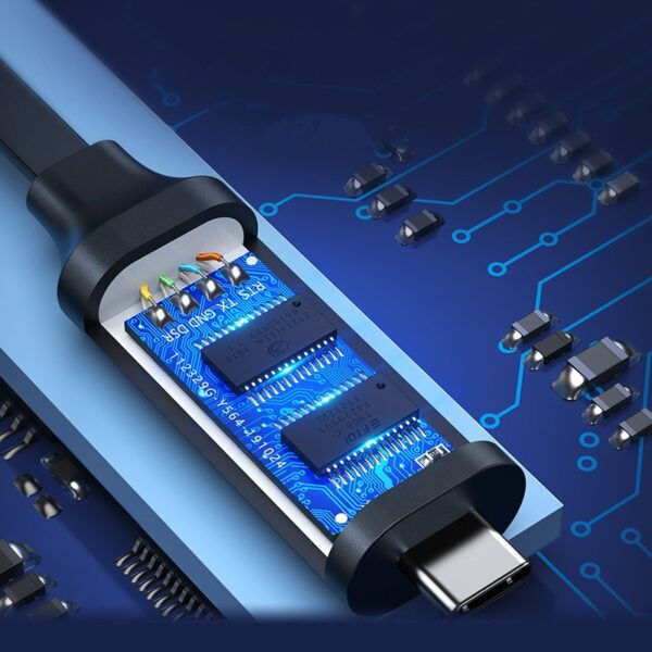 UGREEN 80186 USB-C TO RJ45 CONSOLE CABLE 1.5M - Image 3