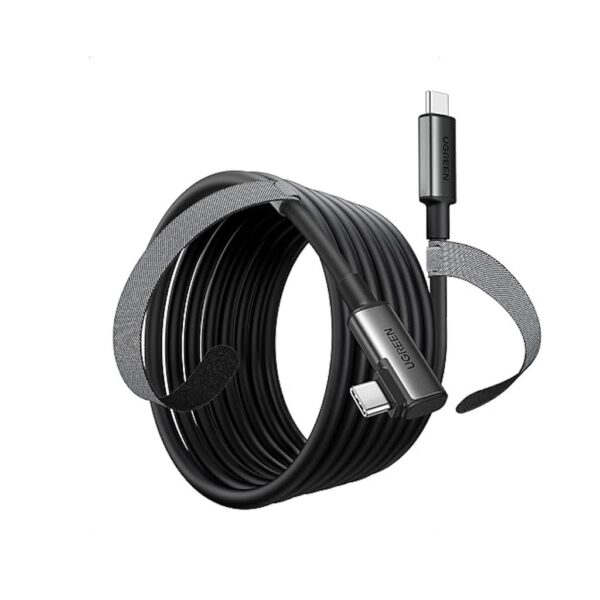UGREEN 90629 Right Angle USB-C to USB-C Link Cable 5m 5GBPS (Black)