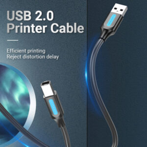 VENTION COQBI USB 2.0 MALE TO USB PRINTER CABLE 3M BLACK