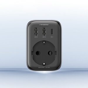 UGREEN 90613 30W Outlet Extender Charger with 1 AC and 2 USB Ports