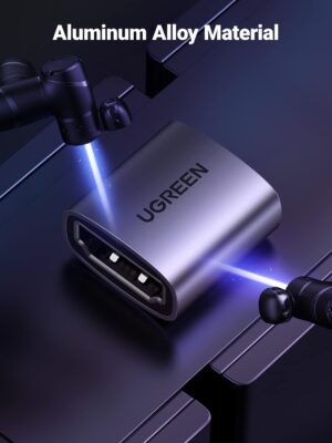 UGREEN 90592 HDMI 2.1 Female to Female Coupler - 8K HDMI Extension for PC, PS4, Xbox 360, TV Stick, Chromecast, and TV Box with 3D Arc Compatibility