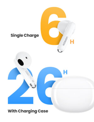UGREEN 15612 HiTune H5 Wireless TWS Earphones -Crystal Clear Calls, Noise Reduction, and Ultimate In-Ear Freedom