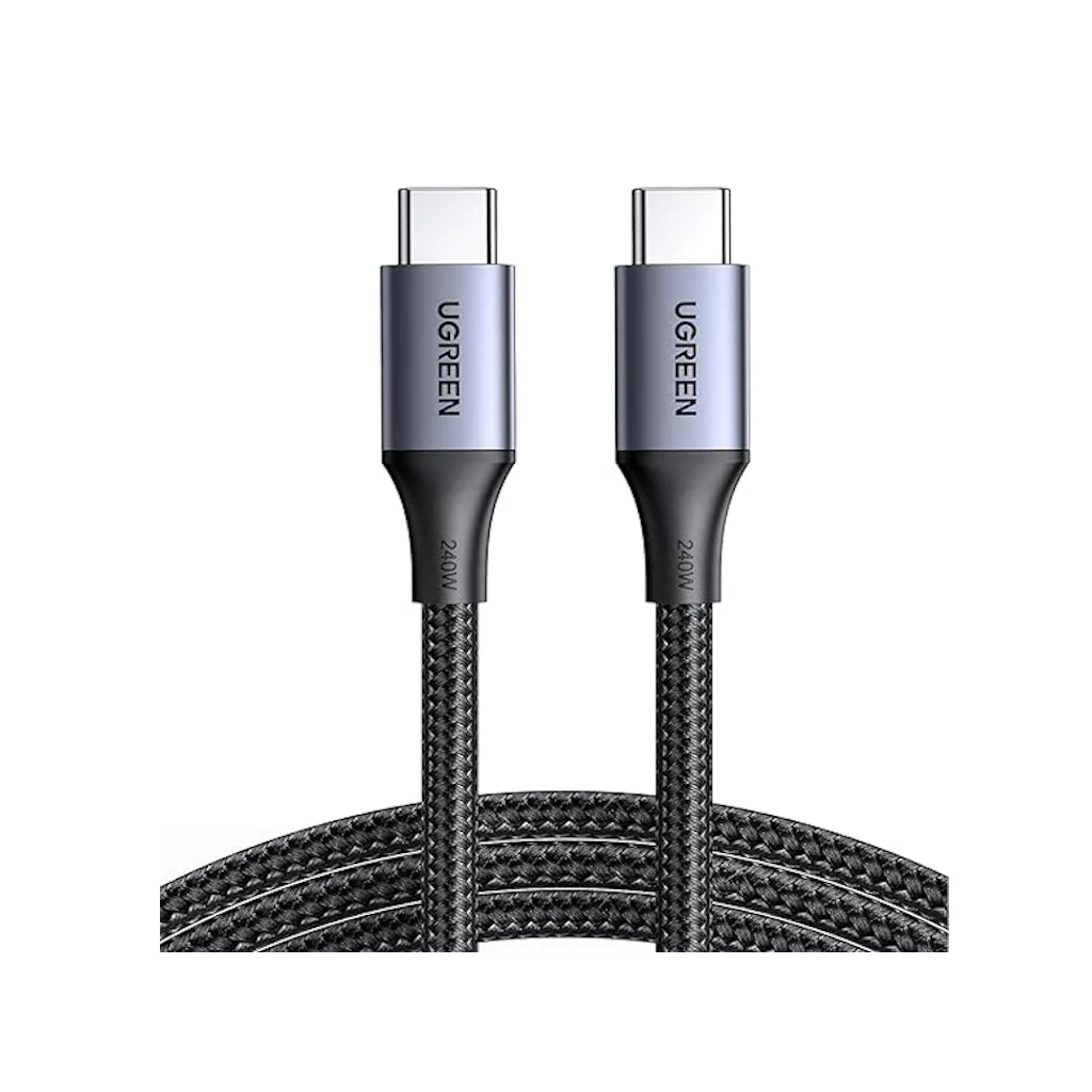 Buy UGREEN 15311 Type-C to Type-C Cable (240W) Aluminum Braided (1 Meter) Online in Pakistan - UGREEN PK
