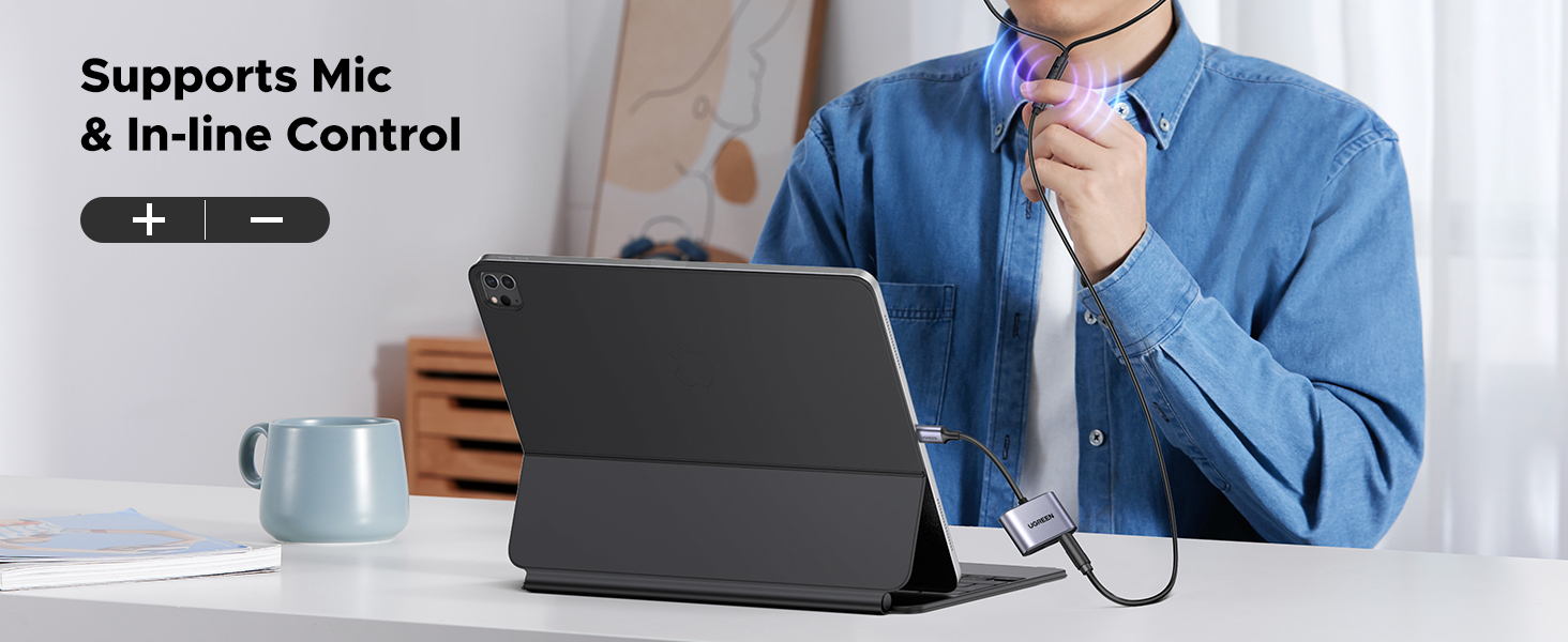 UGREEN 60164 USB-C to Aux 3.5mm Audio With PD Adapter for PUBG Mobile