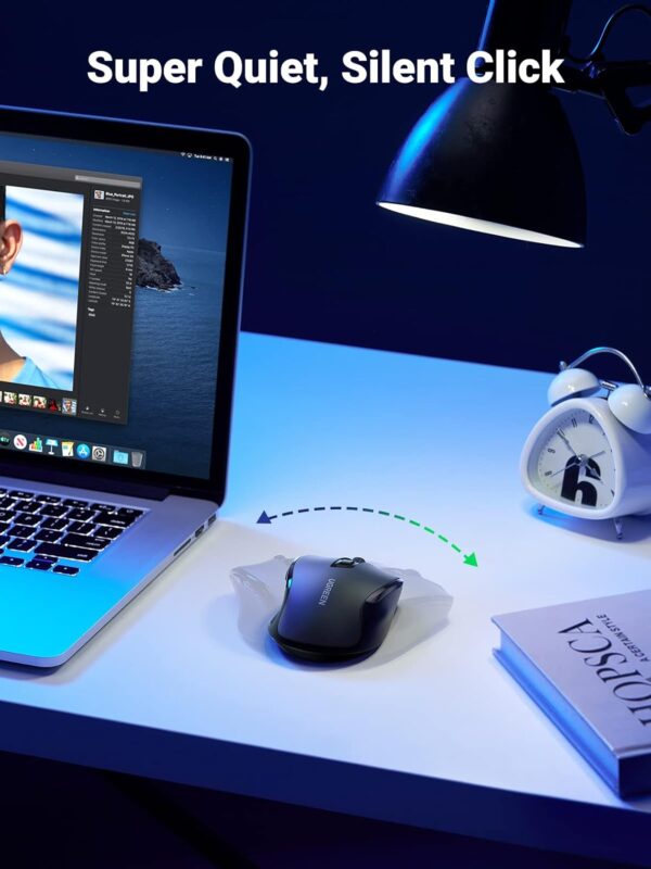UGREEN 90855 Wireless Mouse 2.4G USB Receiver with Ergonomic Design - Image 3