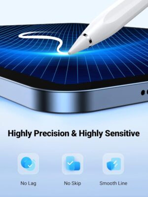 UGREEN 90915 Smart Stylus Pen for Apple iPad (USB C Fast Charging)