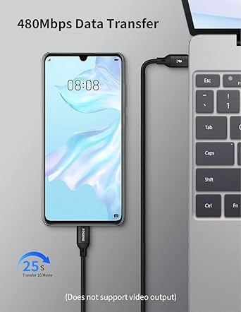 MOMAX Go Link DC20D USB-C to USB-C PD Cable 100W (2 Meters) - Image 4