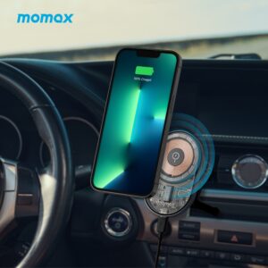 MOMAX CM20E Q.Mag Mount3 15W Magnetic Wireless Charging Car Mount