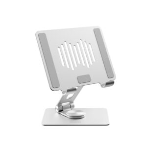 MOMAX KH12S Fold Stand Mila 360° Rotatable Silver Tablet Stand (Silver)