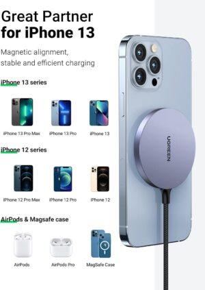 UGREEN 30233 Magnetic Wireless Charger 15W Max Qi