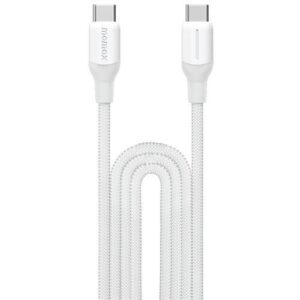Momax 1 Link Flow DC26W 100W 3M USB C To USB C PD Fast Charging Cable White Durable