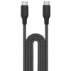 MOMAX 1-LINK FLOW DC26D USB-C TO C CABLE 3M 100W BRAIDED BLK