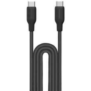 MOMAX 1-LINK FLOW DC26D USB-C TO C CABLE 3M 100W BRAIDED BLK