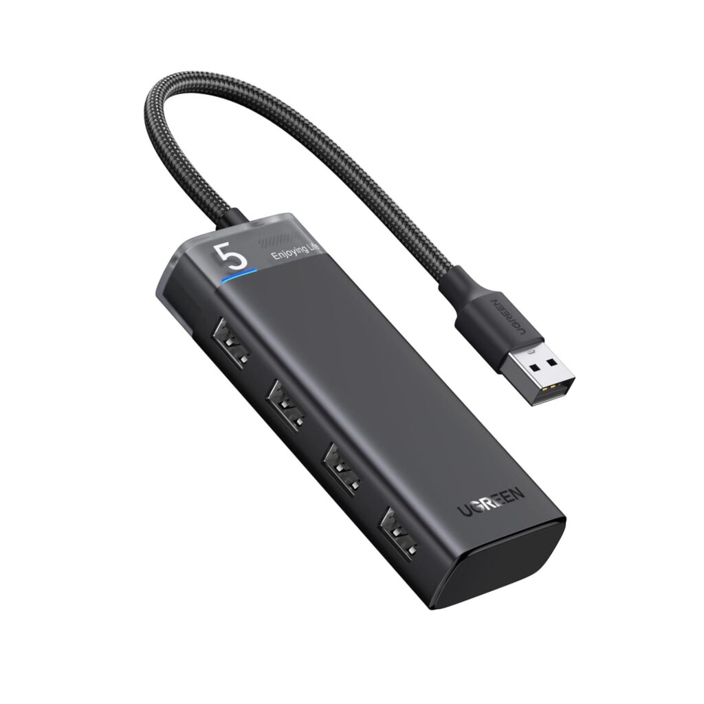 UGREEN 15548 USB Hub 3.2 Ultra Slim Data Hub 4 Ports with LED Indicator ...
