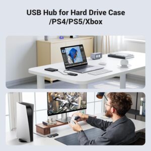 UGREEN 15548 USB Hub 3.0 Ultra Slim Data Hub 4 Ports with LED Indicator