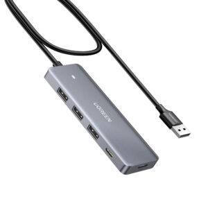 UGREEN 15920 USB Hub 4 Ports USB to USB C & 3 USB A Multiport Adapter (0.6 Meter)