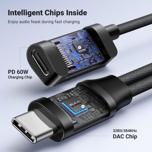 UGREEN 25837 Mangetic USB-C to Aux 3.5mm Hi-Res Audio DAC Chip for PUBG Mobile / Free Fire,  PD QC Charging for iPhone 16/15 Pro Max, Galaxy S24/23 Ultra, Pixel 8, iPad Pro - Image 5