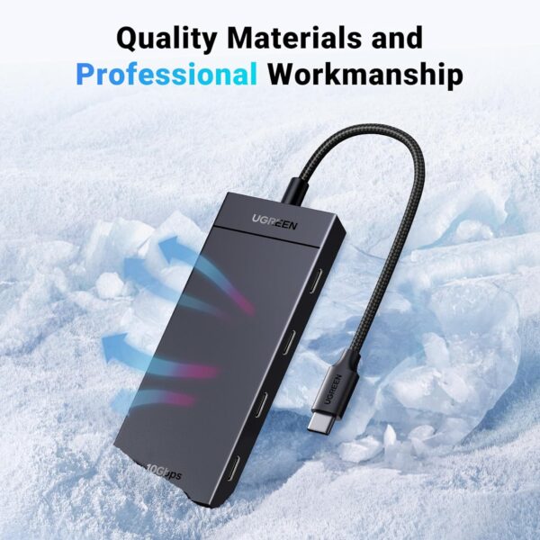 UGREEN 35584 10Gbps 4-in-1 USB 3.2 Adapter Gen 2 with 4 USB-C 3.2 - Image 6