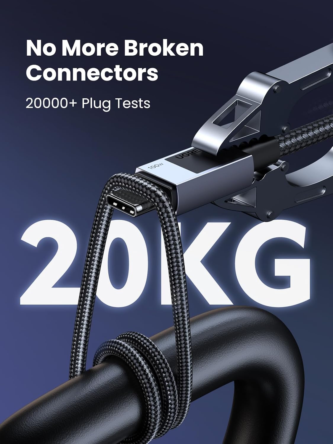 UGREEN 35985 USB-C TO USB-C Cable 100W PD Fast Charging Cable (0.5 Meter) Compatible with iPhone 16-15 /Plus/Pro/Pro Max - Image 8