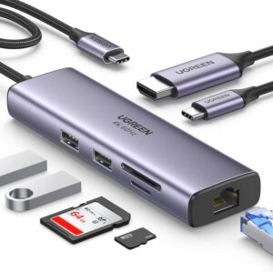 UGREEN 60515 Revodok 7-in-1 HDMI 4K@60Hz USB C Hub