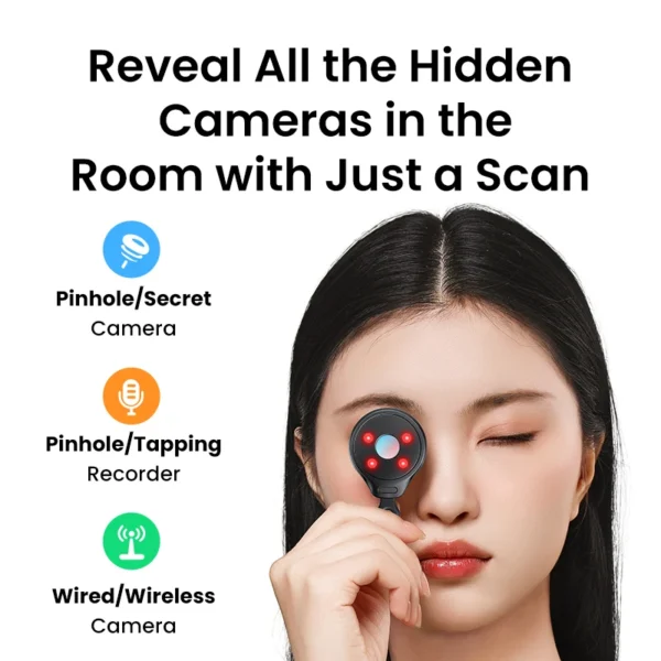 UGREEN 35579 Camera Lens Detector Portable Anti-Peeping Protection - Image 4