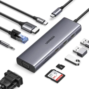 UGREEN 15601 USB C 10-in-1 Hub 4K HDMI