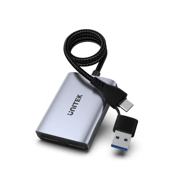 UNITEK 2-in-2 USB-C and USB-A to Dual HDMI Adapter - Image 2