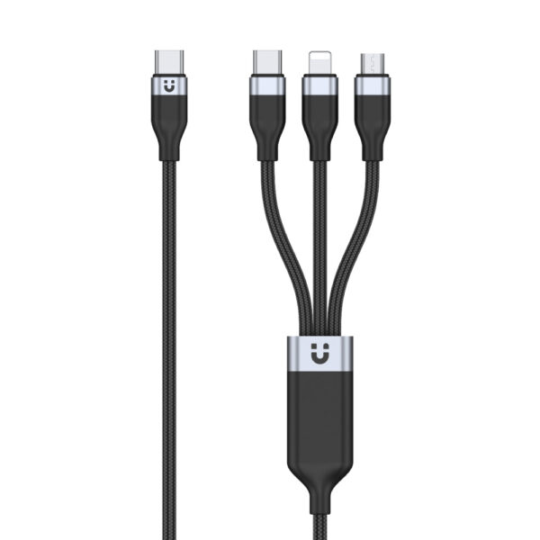UNITEK 3-in-1 USB-C to Lightning, USB-C, Micro USB Multi Charging Cable (1.5 Meter) - Image 8