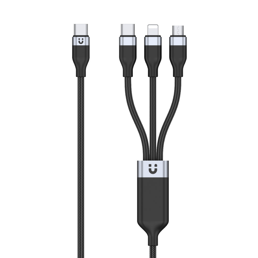 UNITEK 3-in-1 USB-C to Lightning, USB-C, Micro USB Multi Charging Cable (1.5 Meter) - Image 8