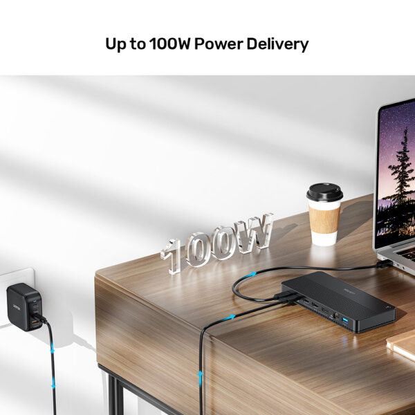 UNITEK USB-C 13-in-1 Docking Station with Single 8K & Triple 4K Display and 100W Power Delivery - Image 14