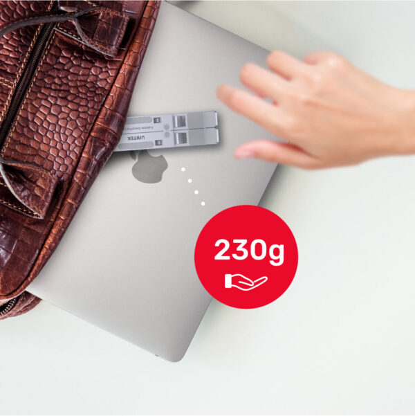 UNITEK OT155SL Mechanical Foldable Laptop Stand Adjustable with 6 Tilt Angles - Image 9