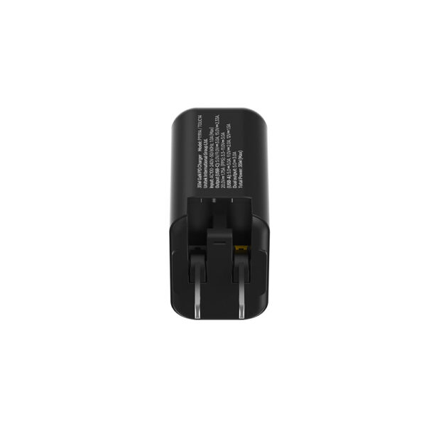 UNITEK 35W GaN Wall Charger 3-in-1 Plugs Ultra-Compact Dual Port USB-C & USB-A Fast Charger - Image 9