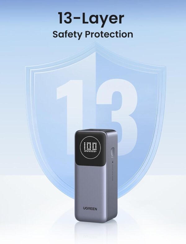 UGREEN 35526 Nexode Power Bank 12000mAh 100W PD PPS Fast Charging Portable Charger Battery Pack - Image 7