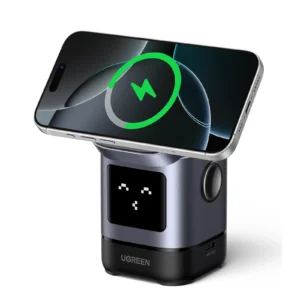 UGREEN 45775 Uno 2-in-1 Qi2 Magnetic Foldable Wireless Charging Station