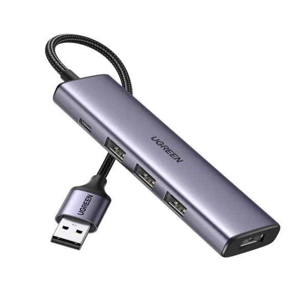 UGREEN 20805 USB 3.0 Hub 4 Ports Aluminum Ultra-Slim Adapter 01