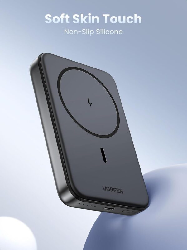 UGREEN 25919 Magsafe 10000mAh 20W Qi Certified Magnetic Wireless Power Bank for iPhone 12-16 Series - Image 5