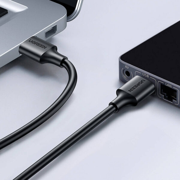 UGREEN 30136 USB 2.0 Male to Male Cable (3 Meter) Black - Image 3
