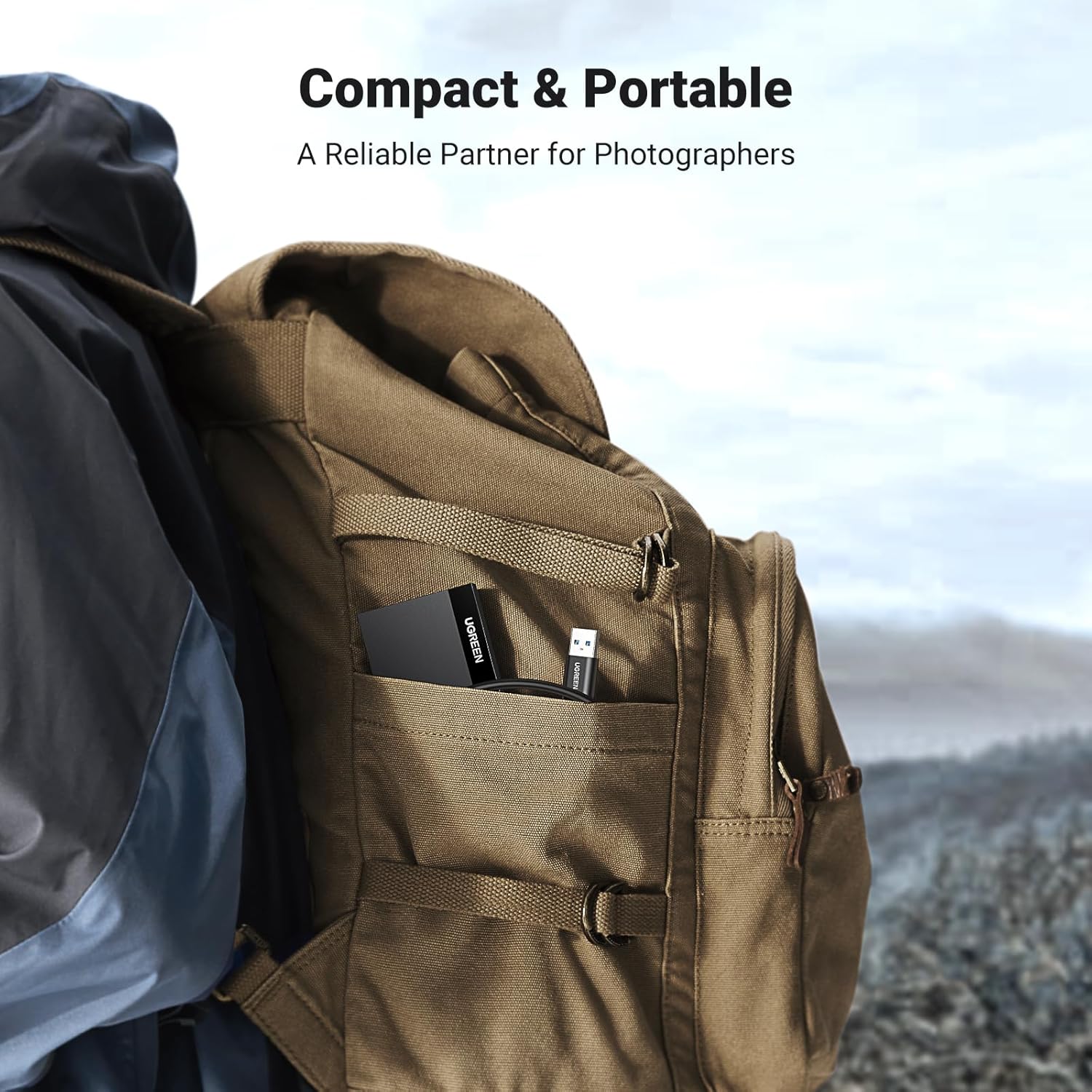 UGREEN 30333 SD Card Reader USB 3.0 Card Hub Adapter 5Gbps Read 4 Cards Simultaneously - Image 8