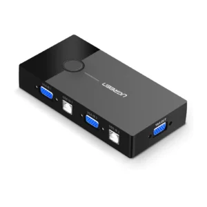 UGREEN 30357 USB KVM Switch Box 2 Port VGA Video Sharing Adapter