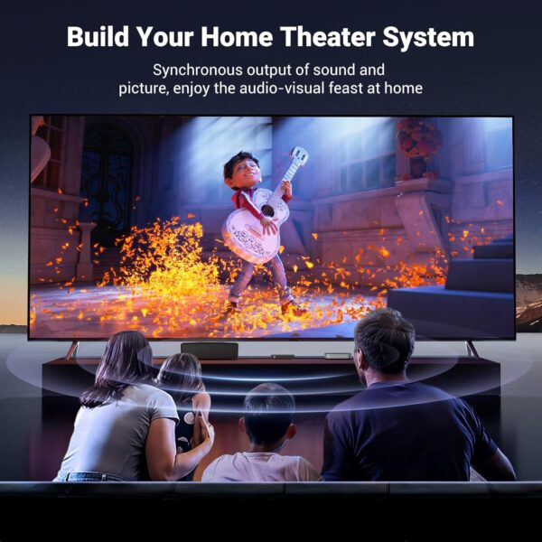 UGREEN 90514 HDMI Splitter 1 in 4 Out 4K@60Hz Support EDID HDCP 2.2/1.4 3D HDR - Image 4