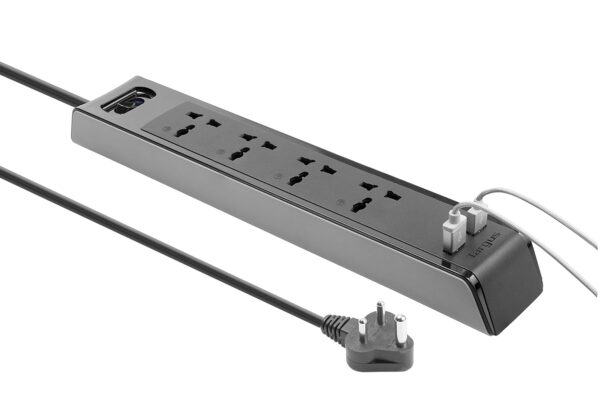 Targus Smart Surge 4 APS12AP-50 Surge Protector (2 Meter) Black - Image 3